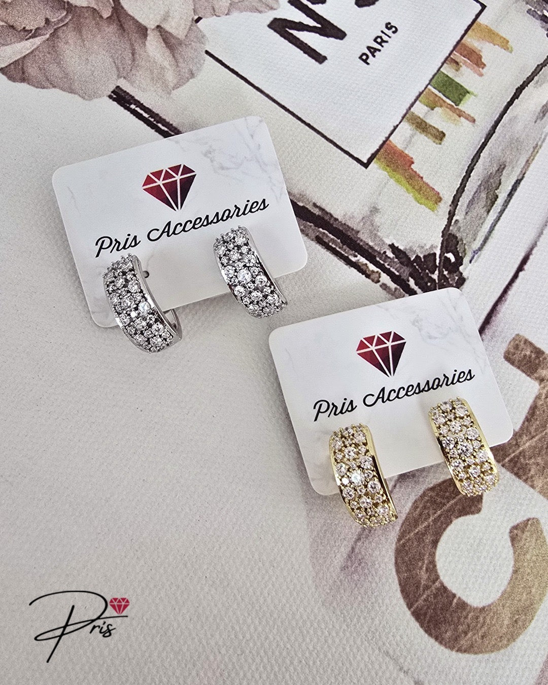 Brinco Agorla Zircônia Pris Accessories