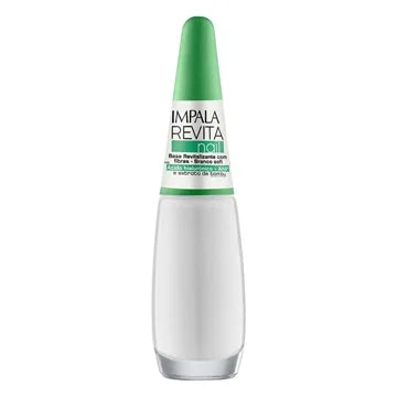 Esmalte Impala Base Revitalizante com Fibras Branco Soft