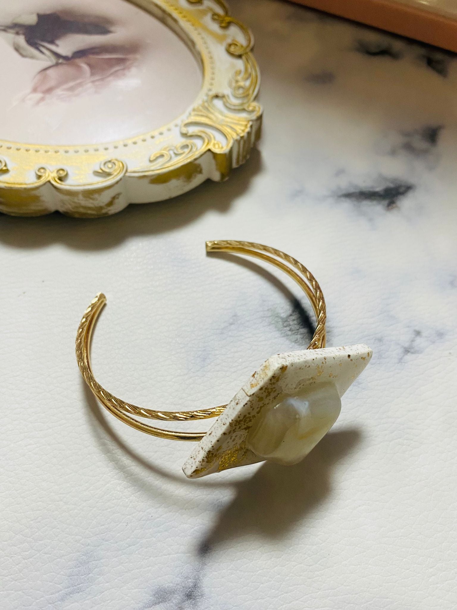 Pulseira Pedra quartzo Glambox