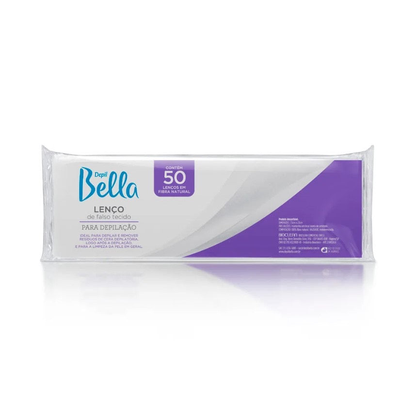 Depil Bella Lenço De Falso Tecido 50 Uni