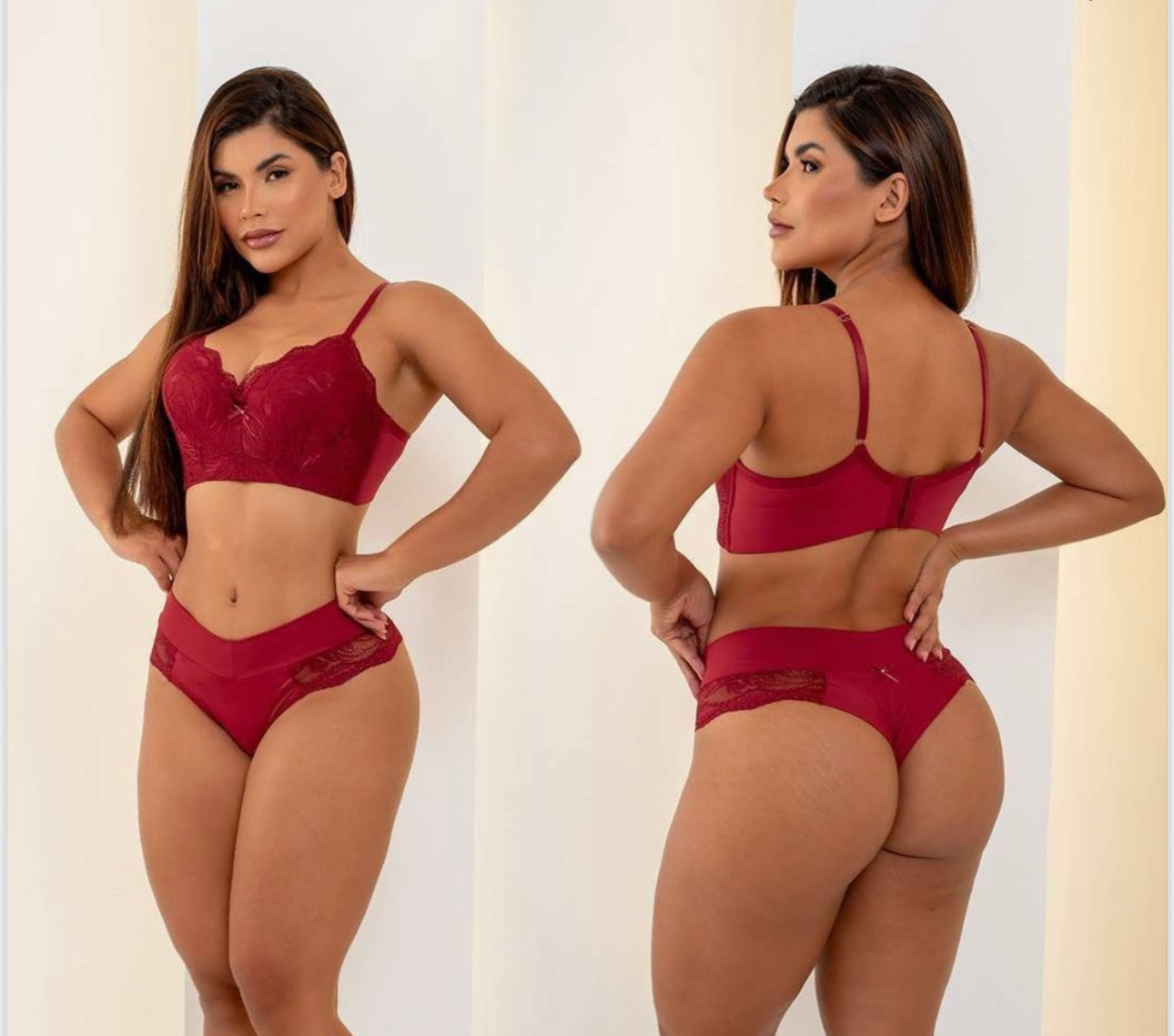 Conjunto De Lingerie Renda Luxo Prysben
