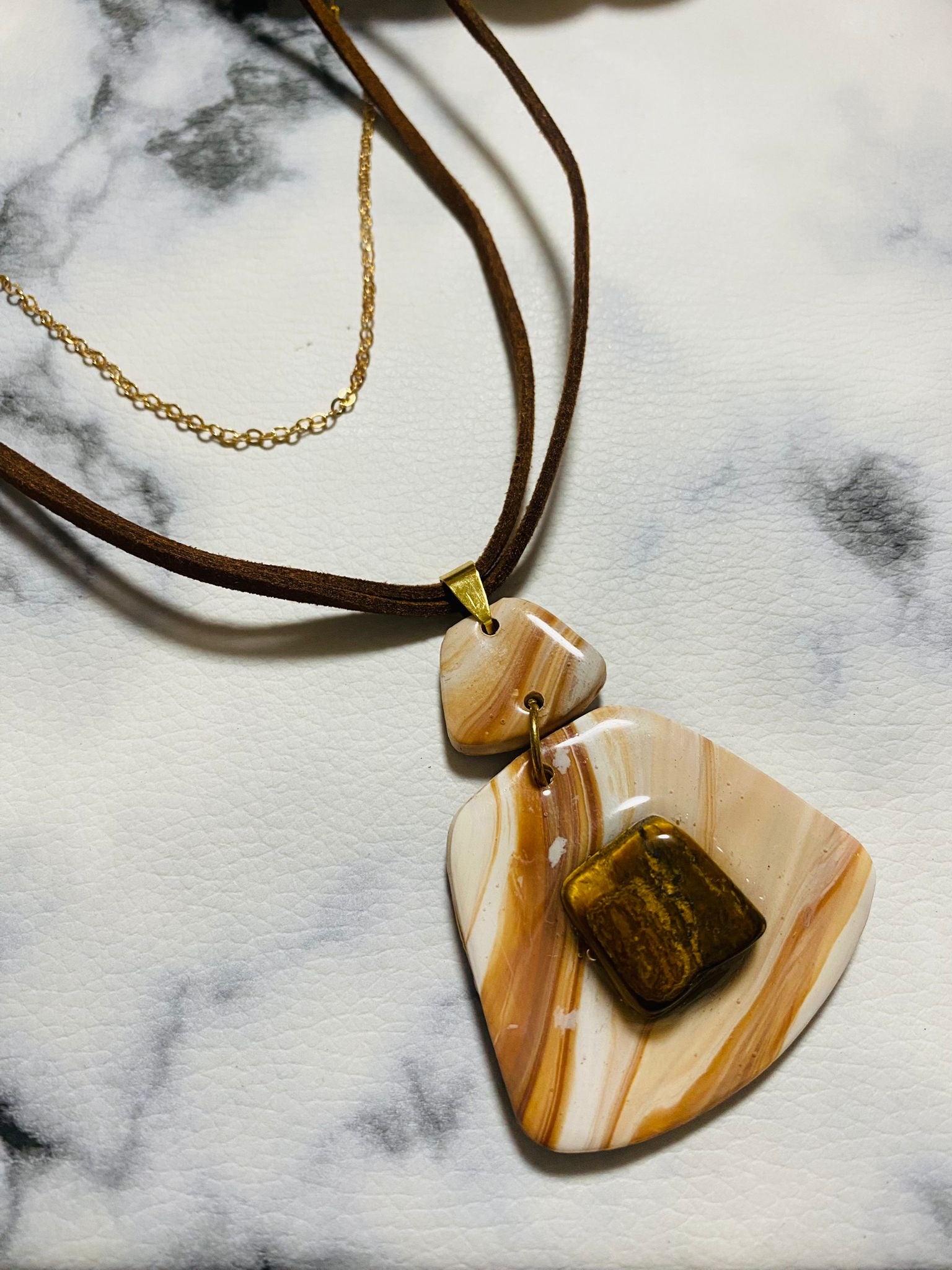 Colar Olho de Tigre Glambox