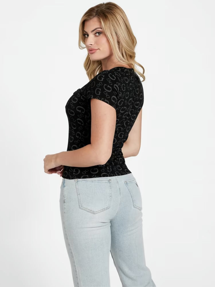 T-Shirt Eco Alexa Print Tee Guess