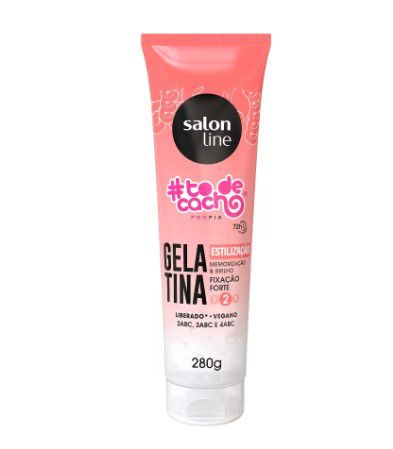 Salon Line To De Cacho Gelatina Fixação Forte 280g