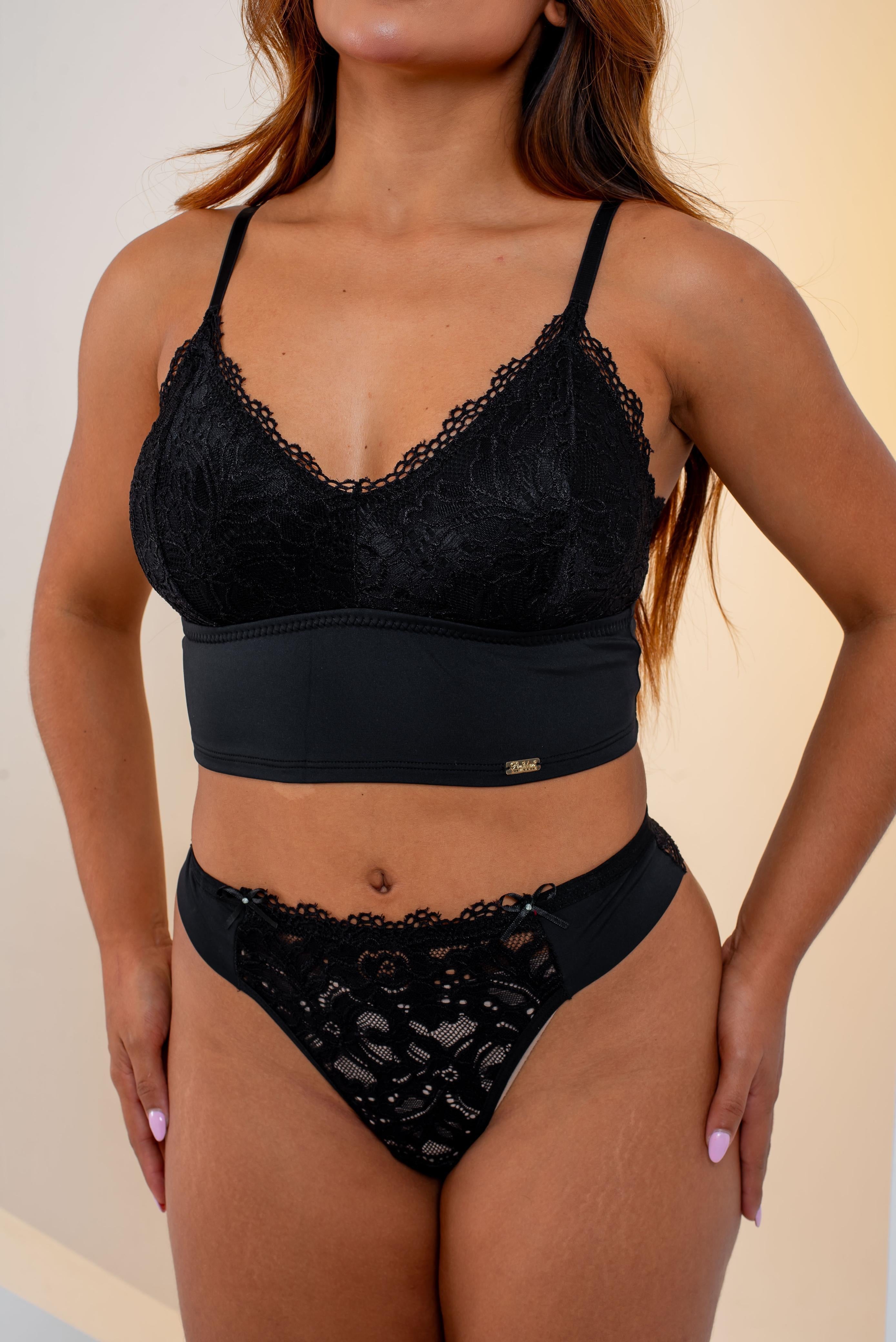 Conjunto De Lingerie top Renda Prysben