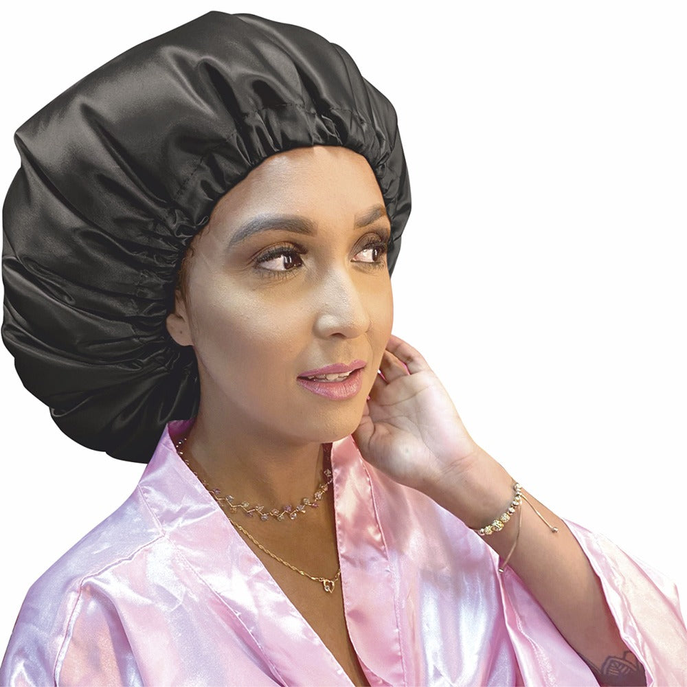 Touca de Cetim Anti-Frizz Santa Clara