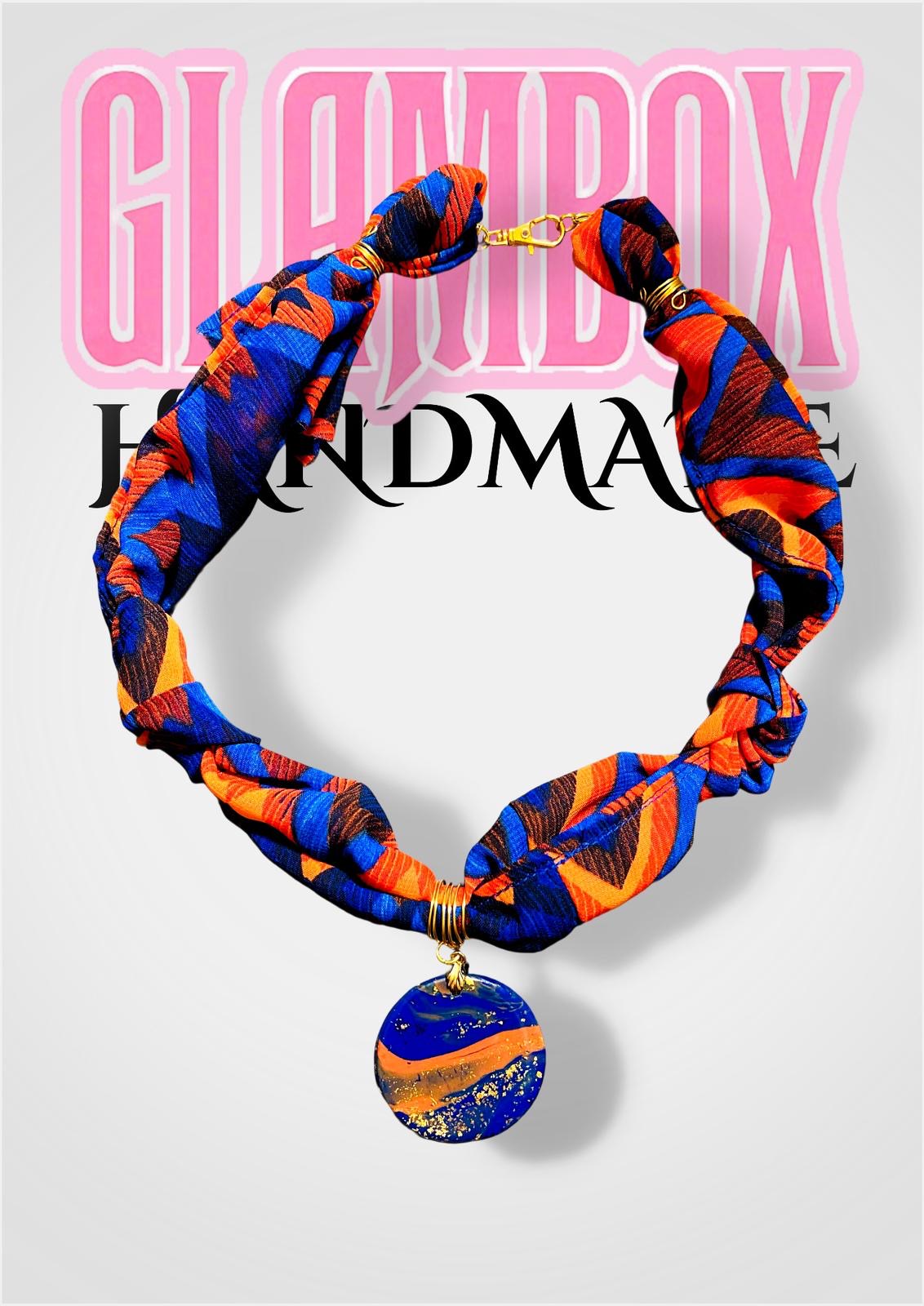 Colar de tecido Aurora Dourada