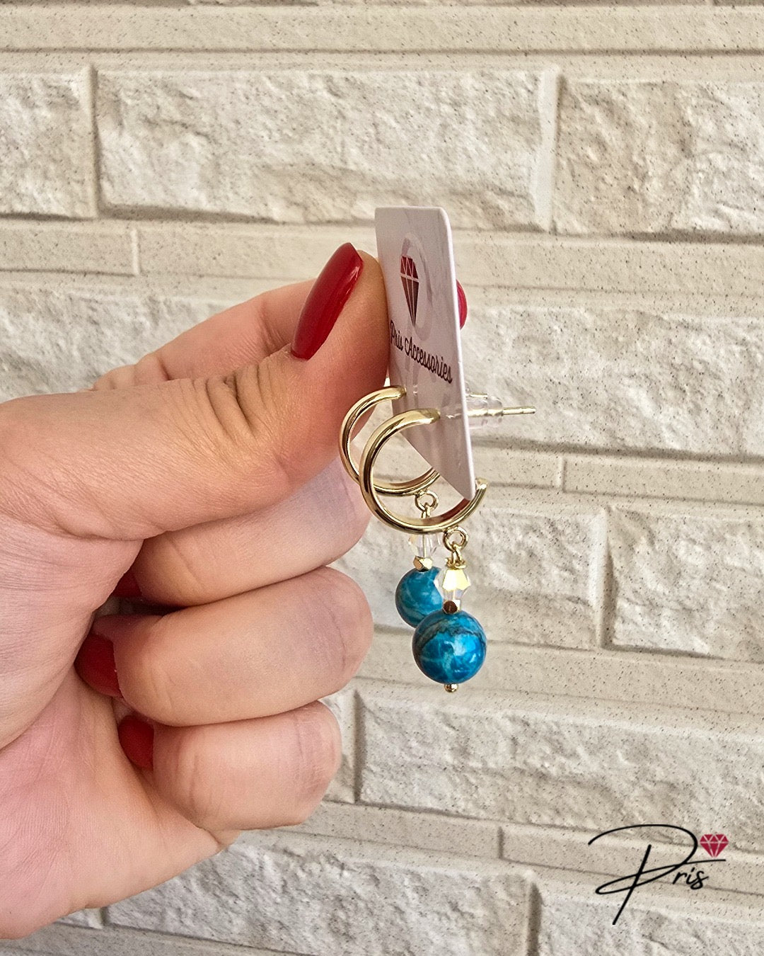 Brinco Turquesa Pris Accessories
