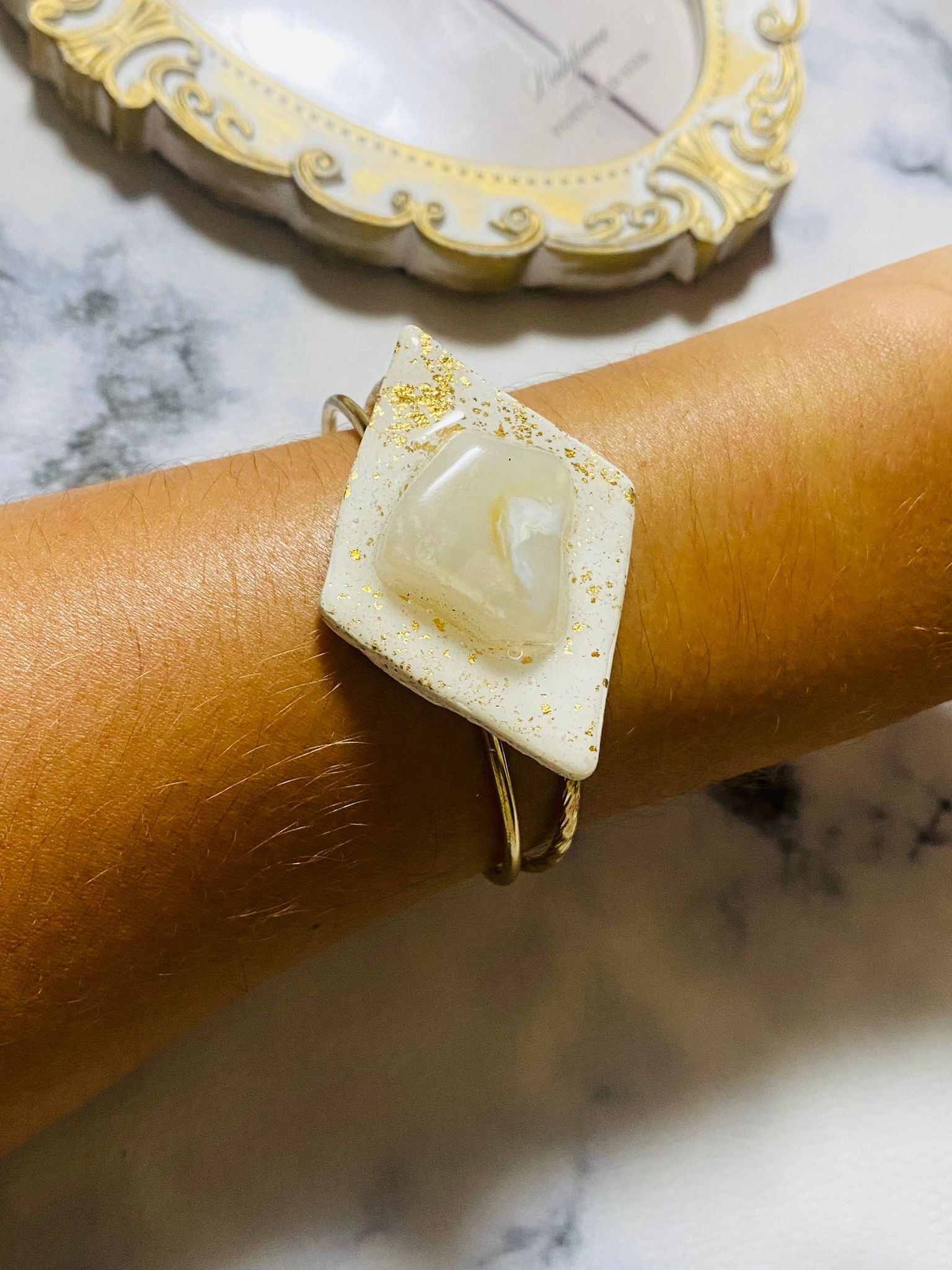 Pulseira Pedra quartzo Glambox