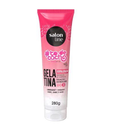 Salon Line To De Cacho Gelatina Fixação Extra Forte 280g