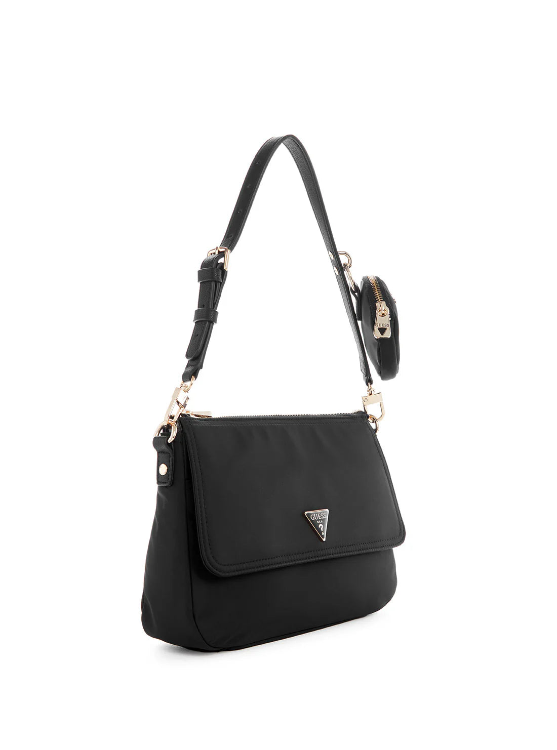 Bolsa Guess Eco Black Gemma Shoulder
