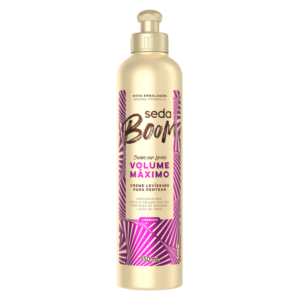 Seda Boom Volume Máximo Creme para Pentear 350ml