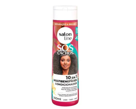 Salon Line SOS Cachos 10 em 1 multi benefícios condicionador 300ml