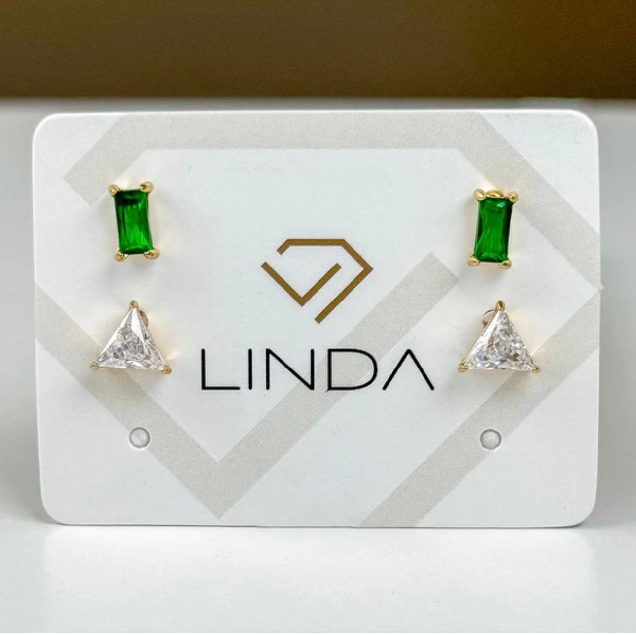 Duo Cristal Verde Linda