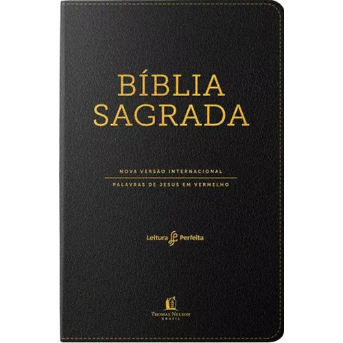 Bíblia Sagrada NVI - Leitura Perfeita - Luxo Preta C/ Índice