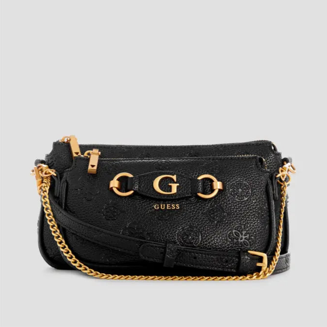 Bolsa Guess Izzy 4G Peony logo mini crossbody