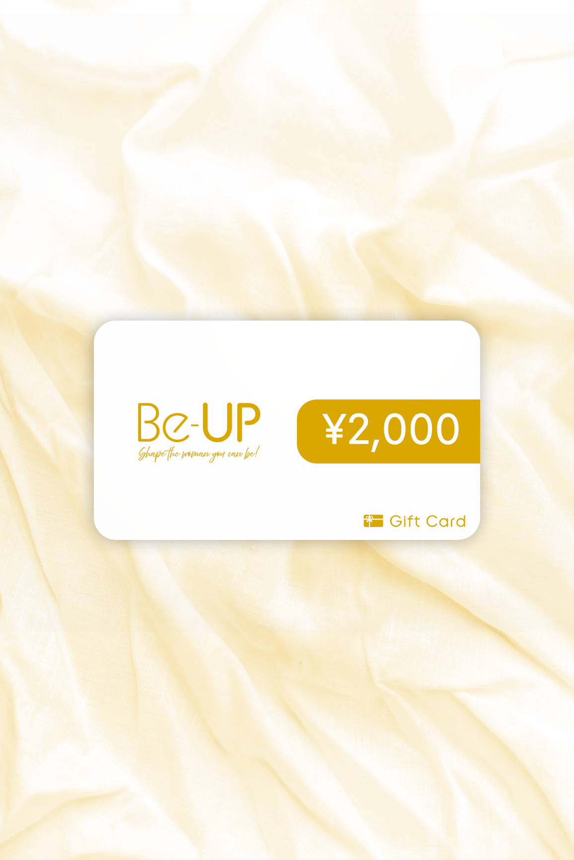 Be-UP Gift Card ¥2,000